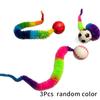 Cat Interactive Toys Tickle Cat Colorful Bouncing Ball Pet Supplies Puzzle Teasing Indoor Cat Worm Caterpillar Elastic Toy