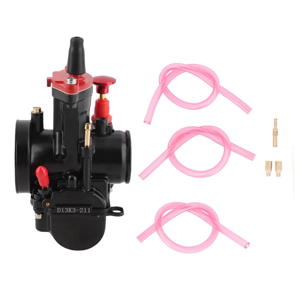 32MM Carburetor Red Black Paint Fast Response Professional Adjustment for ATV Off Road Motorcycle