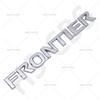 ABS 3D Emblem Frontier Letters Side Logo Rear Trunk Badge Tailgate Sticker Decals For  Car Styling Exterior Accessories