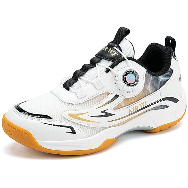 ennis professional rotating button men's and women's badminton shoes, table tennis shoes, children's outdoor sports shoes