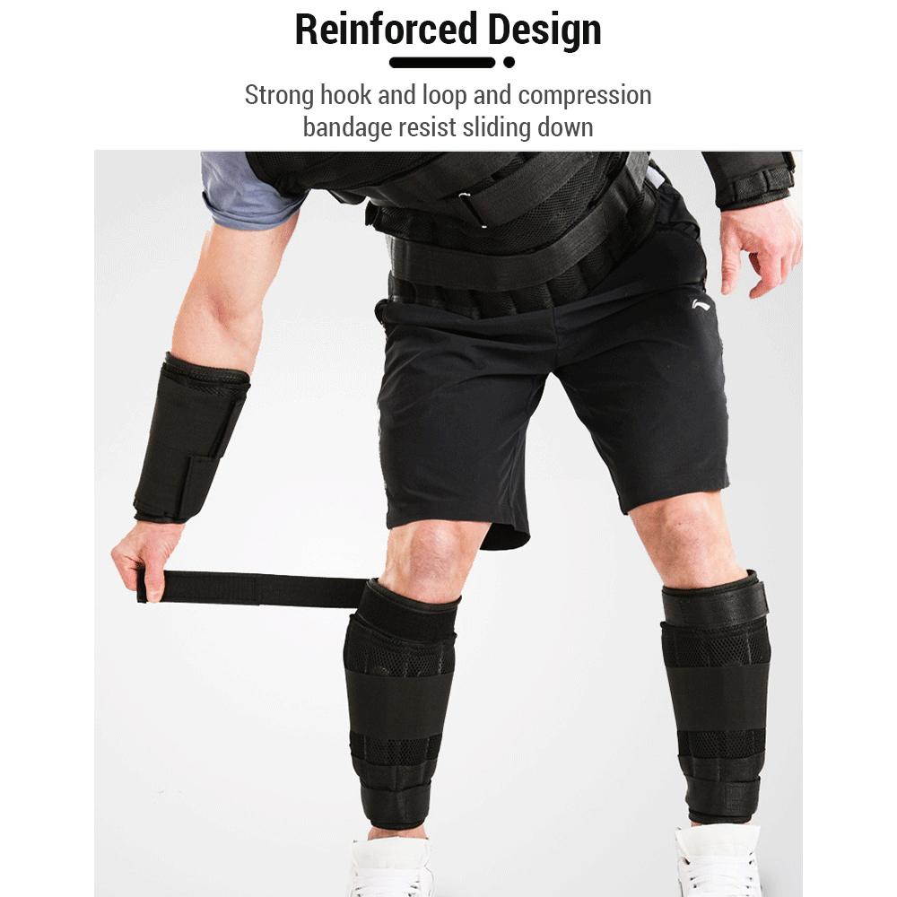 Adjustable Weighted Vest 10kg Workout Weight Vest with Wrist Weights and Leg Weights