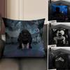Design BBeny JJr Rapper Cushion Cover Natural Linen Organic Fabric DoubleSided Printing Sofa Home Decor Gift Pillow Case