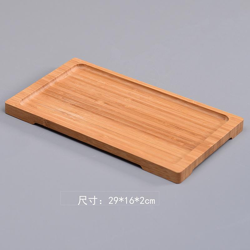 Bamboo tray bamboo tea tray Japanese bamboo tray rectangular snack tray round tea set fruit tray wooden trays