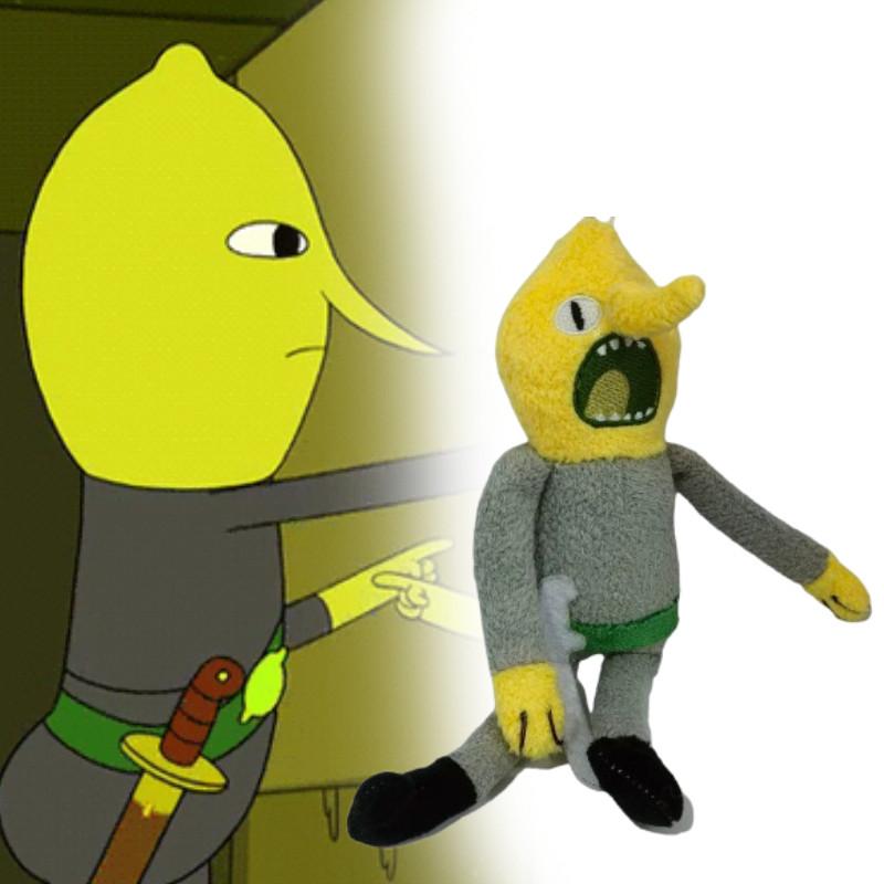 Adventure Earl Time Of Lemon Grab Plush Keychain Pendant Toy Doll Gift Kids