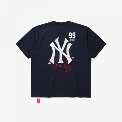 New Era Mlb New York Yankees Player SignaTure T shirT Team Navy 15147523