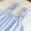 Summer Women's Cotton Spaghetti Strap Nightgown - Sweet, Loose, Mid-Length Dress