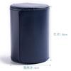 Tie storage case with magnet, cylindrical storage box.