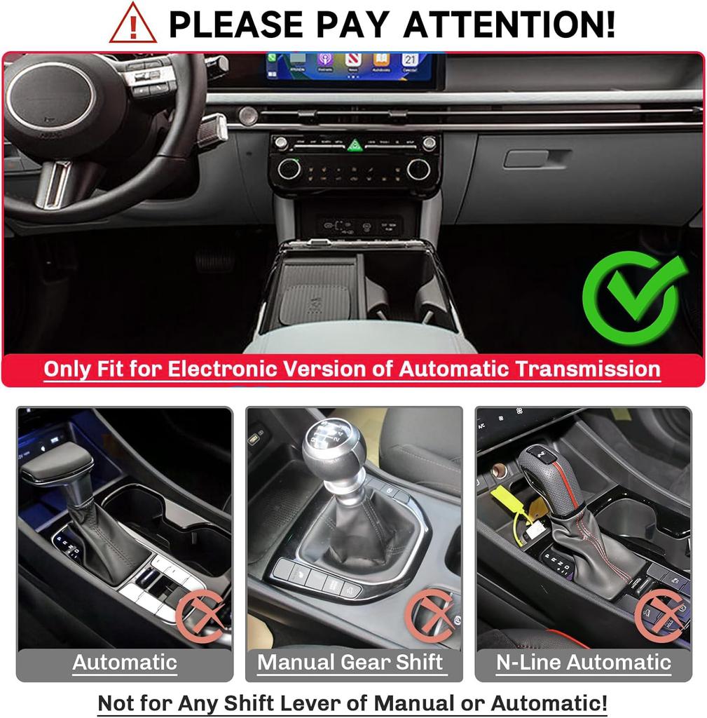 Sixthsmoy Armrest Storage Box Tray For 2025 Hyundai Tucson Limited Car Center Console Organizer Secondary Interior Accessories