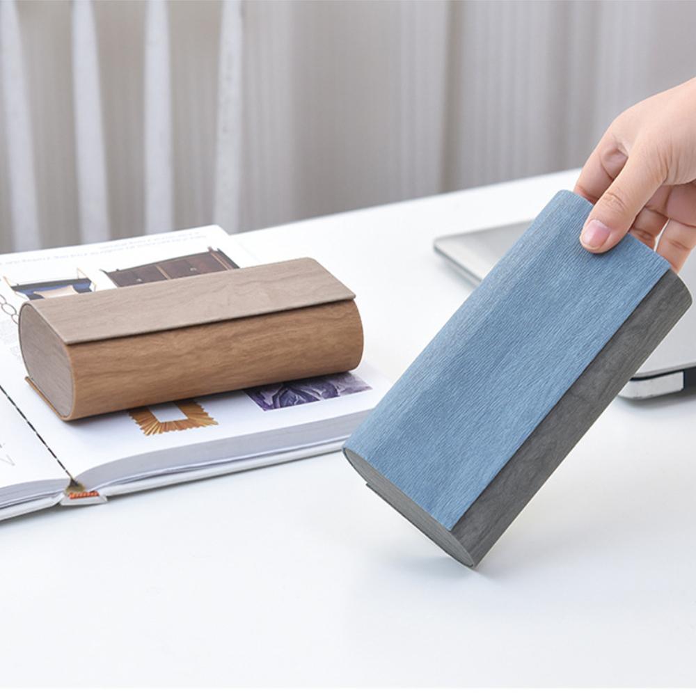 Scratch Resistant Glasses Case Elegant Double Layer Eyeglasses Case Pu Leather Glasses Holder Waterproof For Male Travel