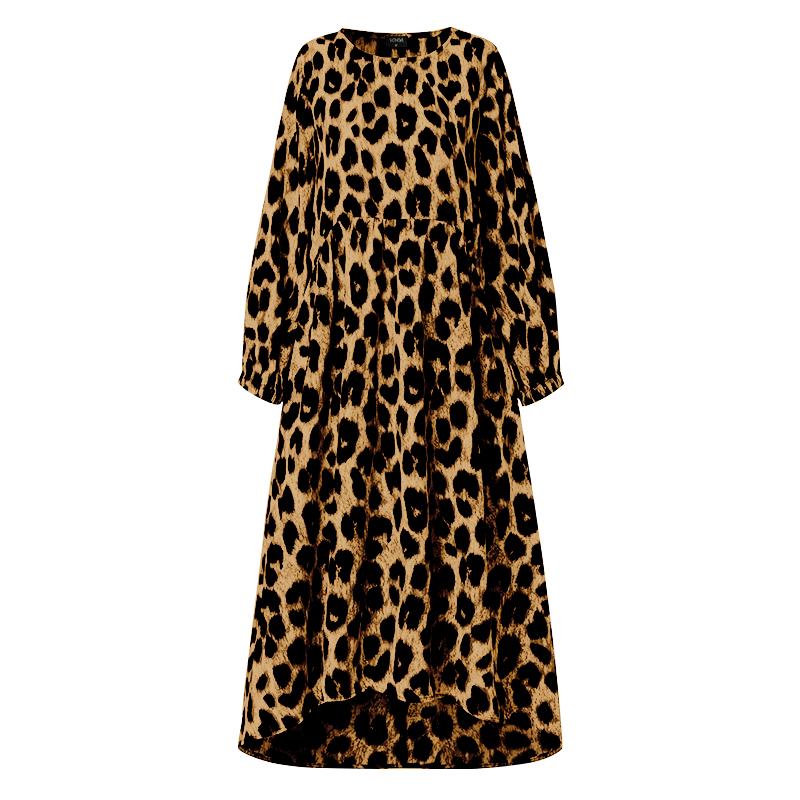 loose leopard print dress
