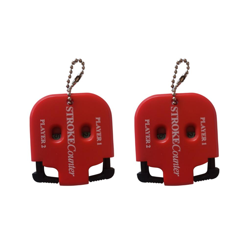 Mini Handy Golf Shot Count Stroke Putt Score Counter Two Digits Scoring Keeper With Key Chain Golf Accessorie Golf Training Aids