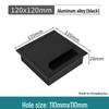 Aluminum Office Desk Cable Cover with Bristles - Sound-Dampening Rectangular Wire Organizer