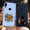 For Phone Case Samsung Galaxy A10s A107 SM-A107F Case Fashion Candy Color Flower Soft Cover For Samsung A10s A 10 S A10 2019 Bag