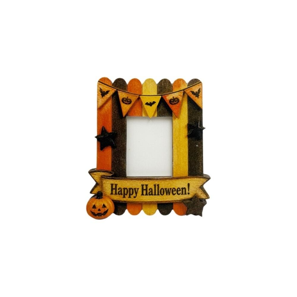 Pumpkin Picture Frame Ornaments Bat Photo Display Holders Halloween Photo Frame Living Room