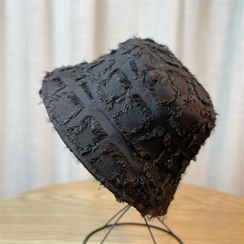 

Fisherman Female Hat Spring And Summer Japanese Fashion Trend Brand Bucket Hat чорний