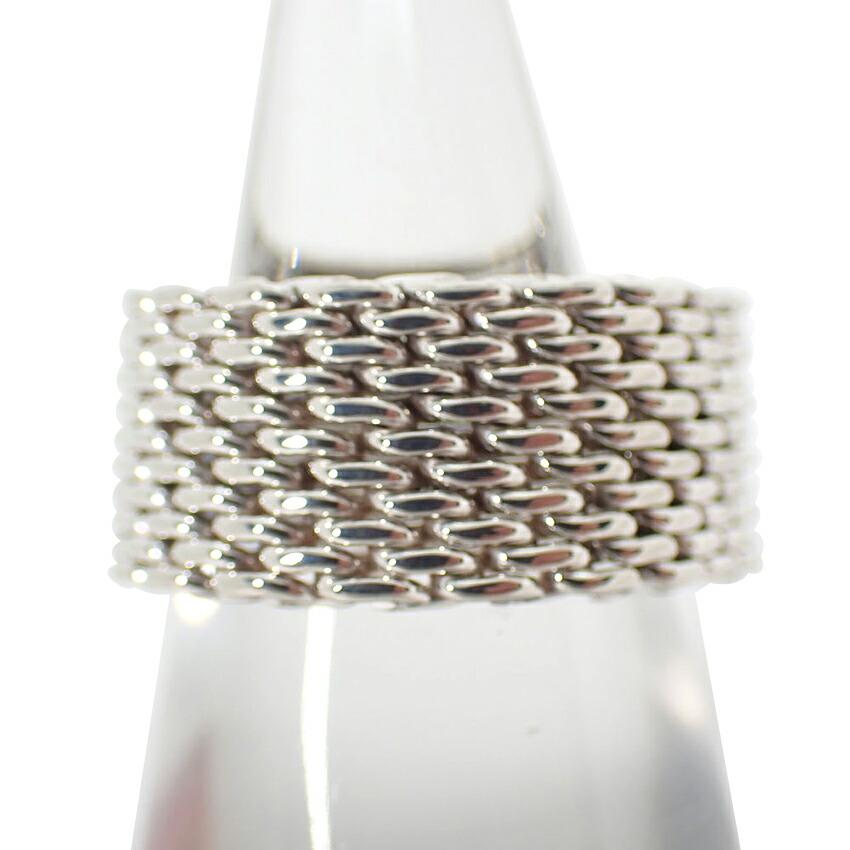 

[Used] TIFFANY/Tiffany 925 Somerset mesh ring/No. 12/g474-82