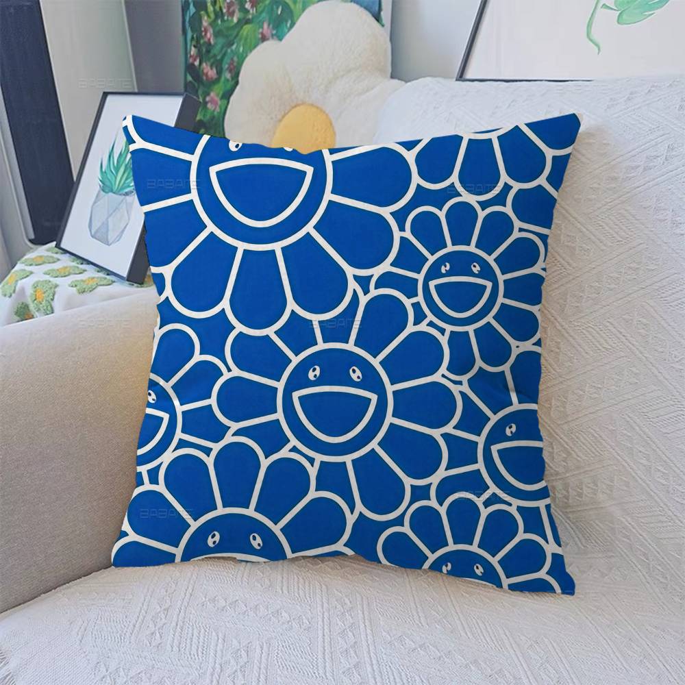Art T-Takashi M-Murakamis Pillow Anime Pillow Sofa Bed Head Pillow Cover Cushion Cover 45x45 cm Fashion