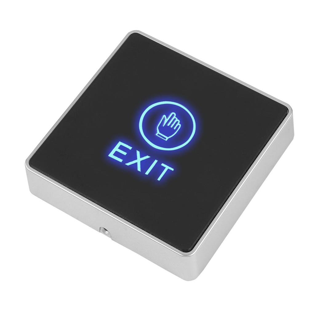 Door Touch Exit Release Unlock Button Switch Panel LED Light for Door Access Control System