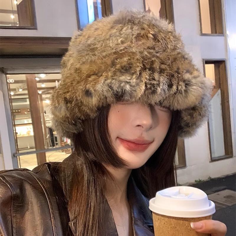 Женская зимняя теплая плюшевая панама с защитой ушей