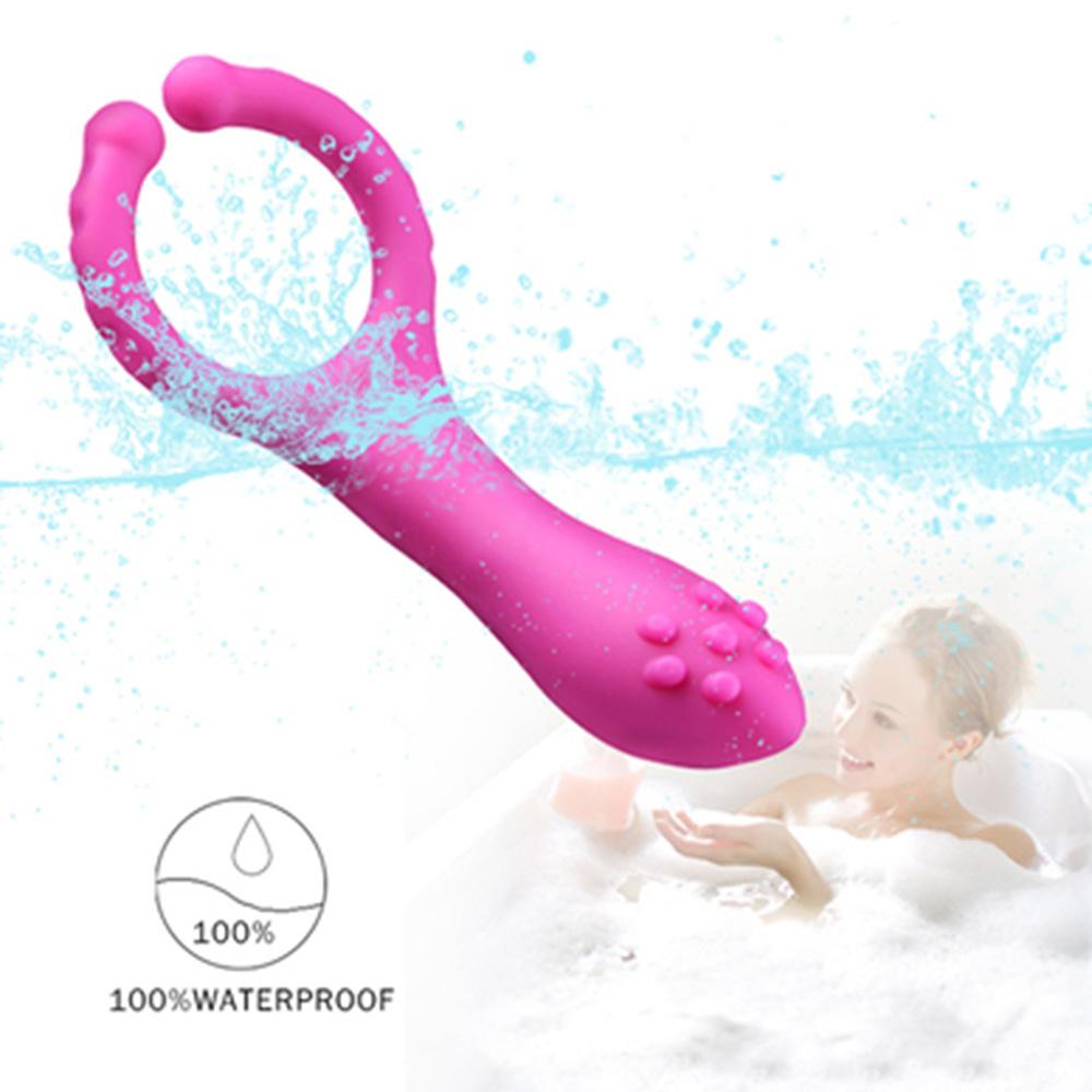 G-spot Stimulate Pussy Vibrators Dildo Butt Plug Elastic Penis Rings Vibrator Masturbate Vibration Adults Sex Toys For Women Men