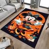1pc Halloween Minnie Mouse Carpet Anti Slip Polyester Floor Mat for office.Bedroom