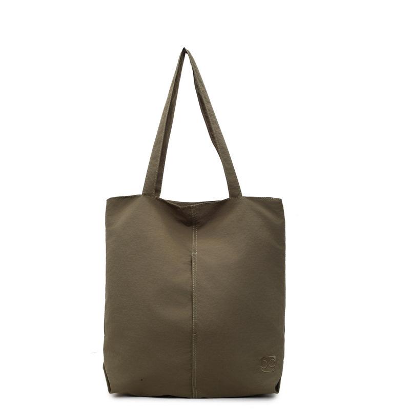 Simple and fashionable Korean version of casual ultra-light and versatile large-capacity nylon cloth shoulder bag tote bag women's commuter bag