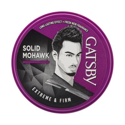 Stylingový vosk Extra silná fixace 75 g Pro odvážné pánské účesy - Vzhled Mohawk a bodavý - Dlouhotrvající vlasový styler (