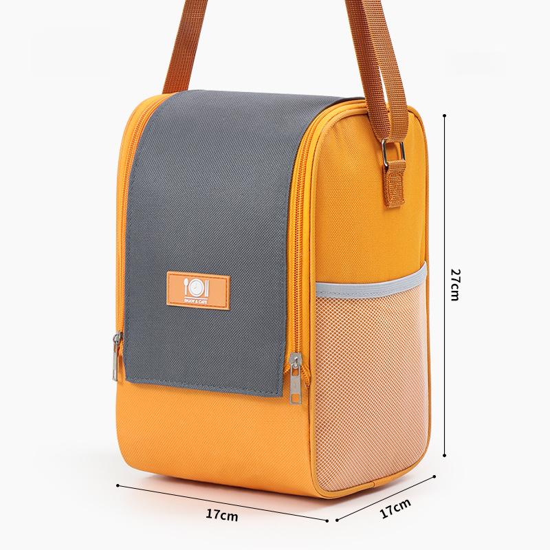 

-Border Insulated Bag Large Capacity Lunch Bag Lunch Insulated Bag Handheld Picnic Bag Crossbody Outdoor Fresh-Keeping Ice Bag