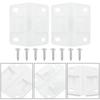 1.3cm Height Hinge 4x16mm Screw 5.7x5 Cm Hinge Size Plastic Material