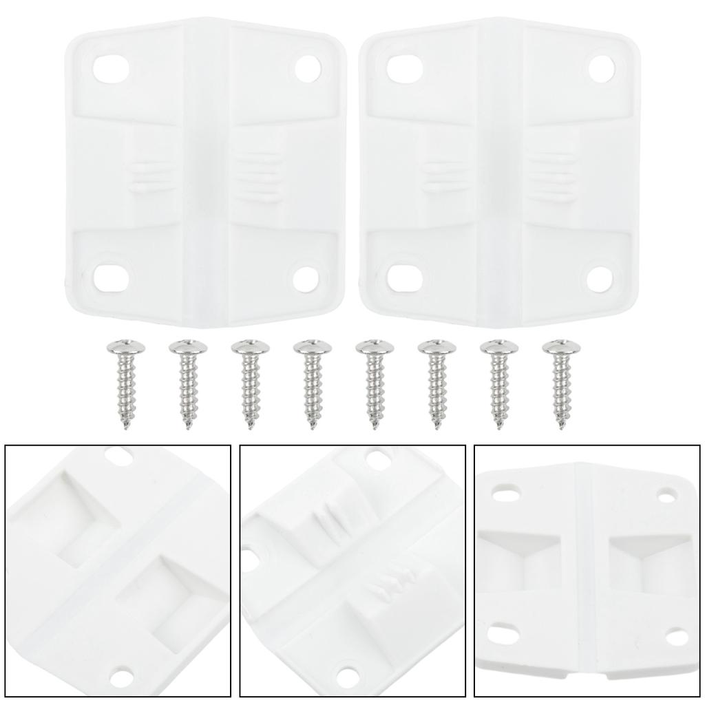 1.3cm Height Hinge 4x16mm Screw 5.7x5 Cm Hinge Size Plastic Material