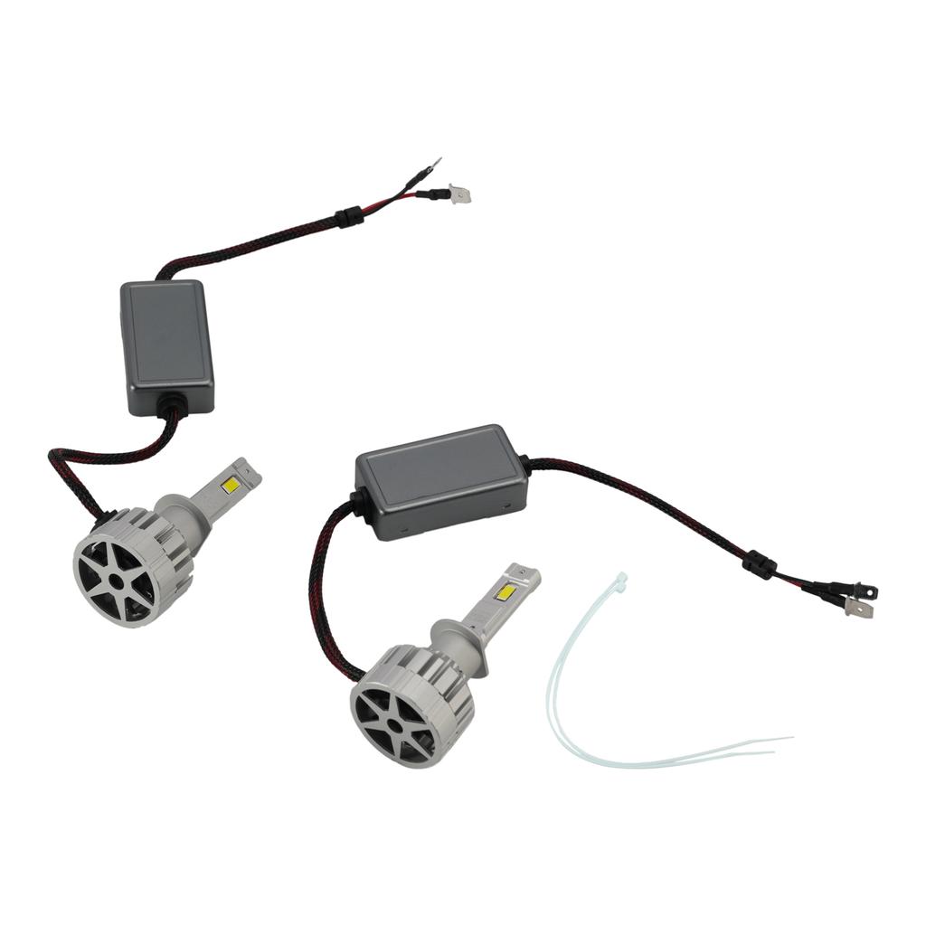 LED Headlight Bulb Kit High Low Beam Lamp H1 12V 75W 6500K For HELLA