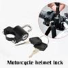 1Pcs Safety Helmet Lock Battery Car Universal Motorcycle Padlock Fixed Hook Locks Anti-theft Handle