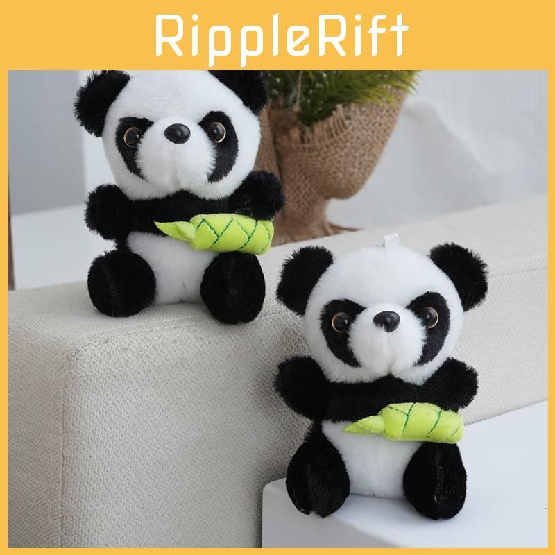 Panda Plushie Keychain With Luxurious Fur For Kids Room Decor Gift Idea