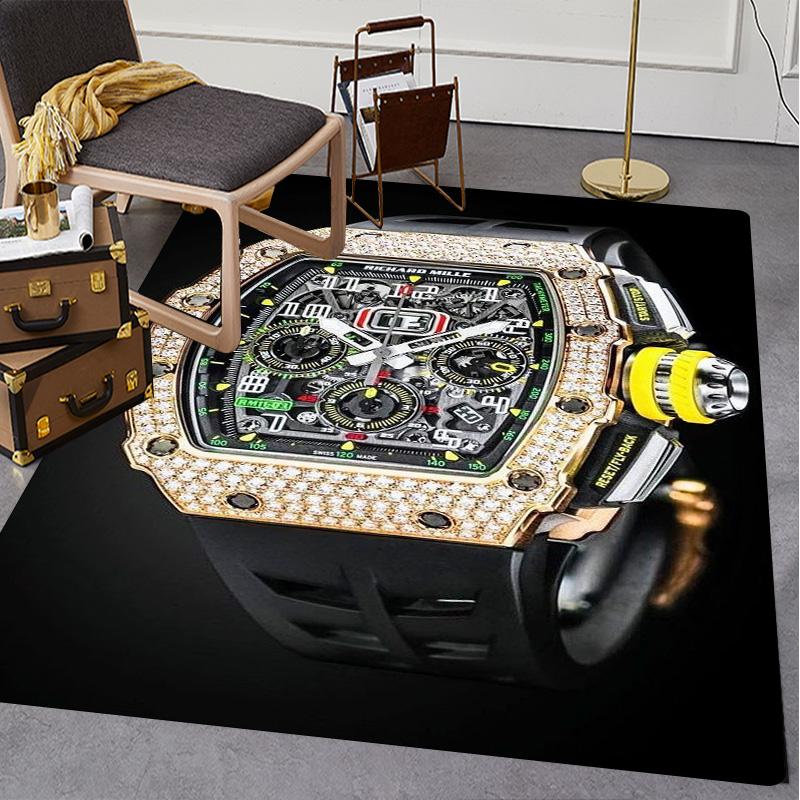 Swiss watch R-Richard Miller printed carpet high-end watch dial floor mat living room sofa room decorative art rugs