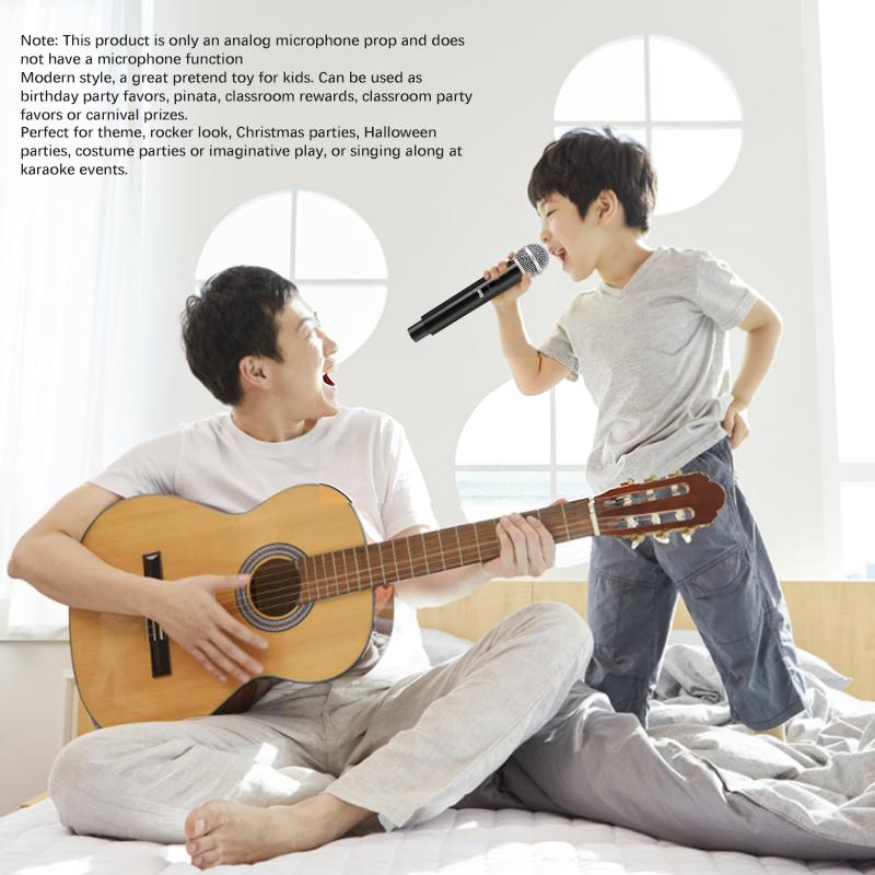 Barnesimulasjonsmikrofon Mikrofonmodell Medieintervju Rekvisitter Mikrofonleker Pedagogisk For Barn Veltalenhet Ytelsesmikrofon