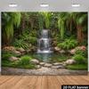 2D Rainforest Pond Backdrop Studio Photo Prop for Zen & Wellness Shoots