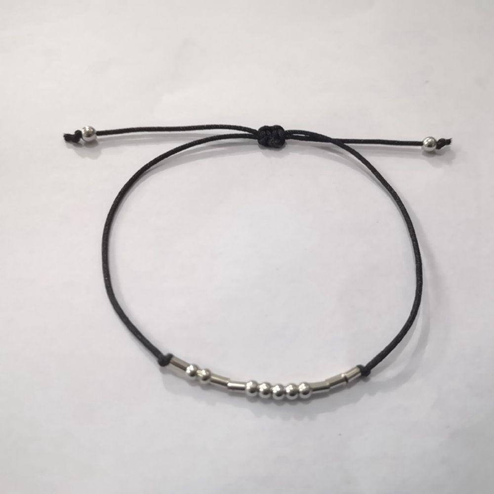 Gifts Beads Chain Silver Morse Code Bracelet Friendship Cuff Bangle Fuck Off I LOVE YOU BFF Ohana