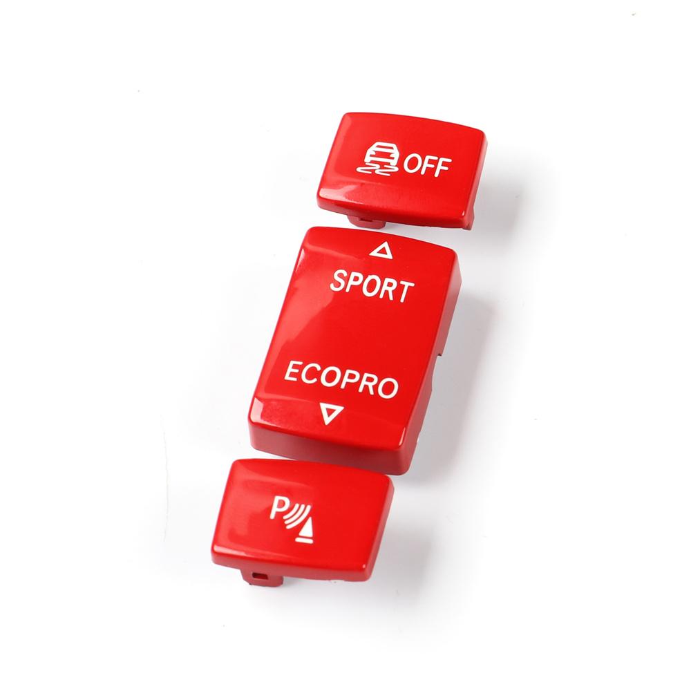 For BMW 2 3 4 Series F20-23 F30-F34 Red Center Concole Drive Mode Switch Buttons
