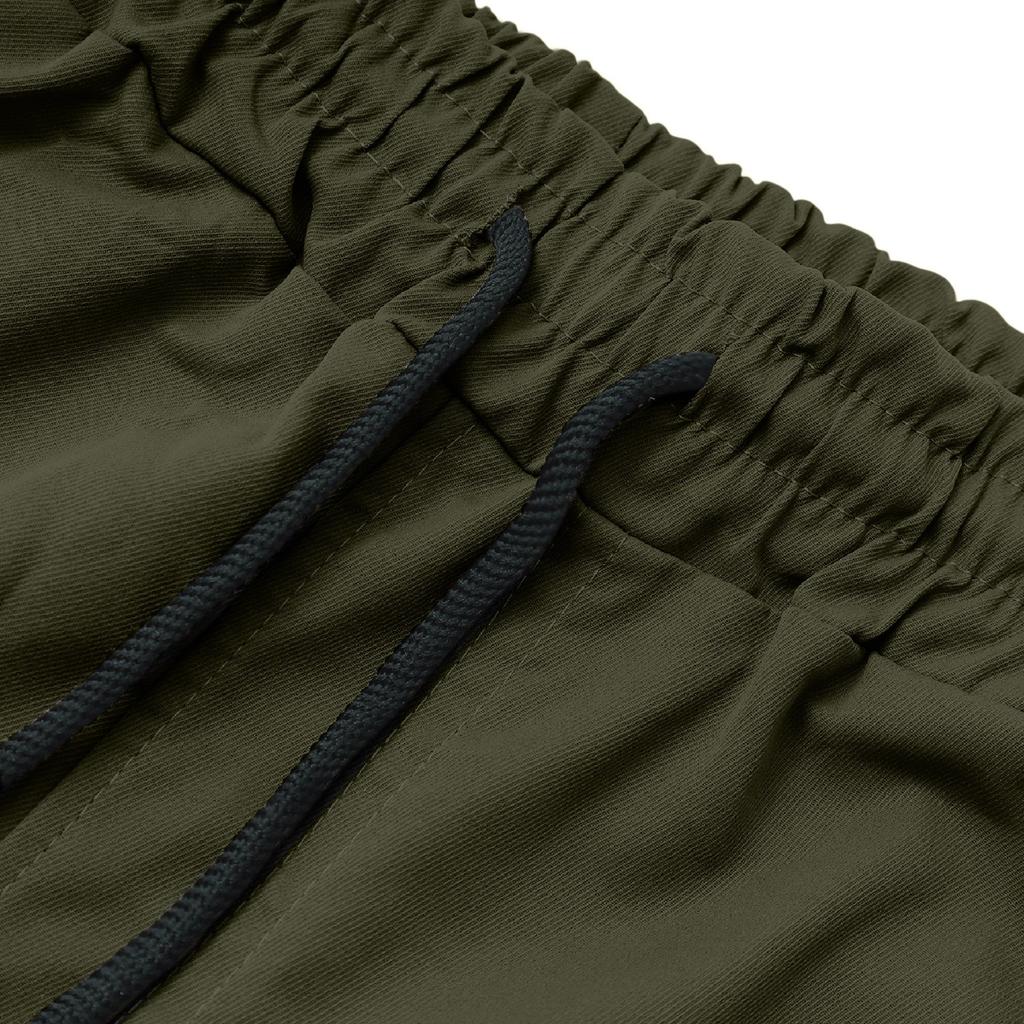 Men's Loose Casual Multi-pocket Work Pants, Youth Stretch Waist Drawstring  Pants