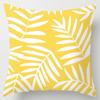 Yellow Dandelion Leaf Pillowcase Office Living Room Home Pillowcase Car Ornaments