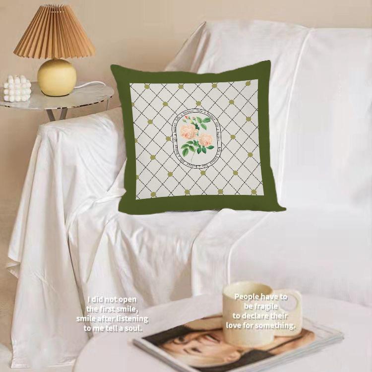 American Retro Art Pillow Case Living Room Sofa Bedroom Backrest Cushion Geometric Art Pillow Home Decoration