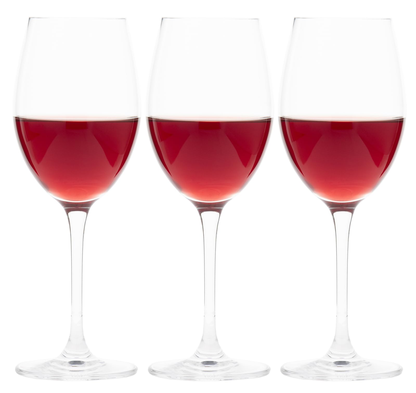 

Toyo Sasaki Glass PALLONE Wine Glasses, 250ml, Set of 3, Dishwasher Safe, Shatter-Resistant, Good Design Award Winning, Suitable for Red and White Win