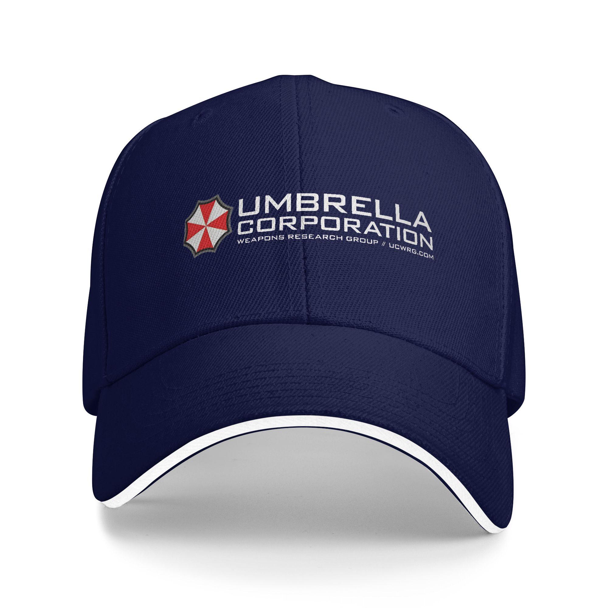 

Umbrella Corporations Residents Evils Game Casual Baseball Cap Running Hippie Hip Hop Hats Spring Couple Retro Baseball Caps As Picture темно-синього кольору