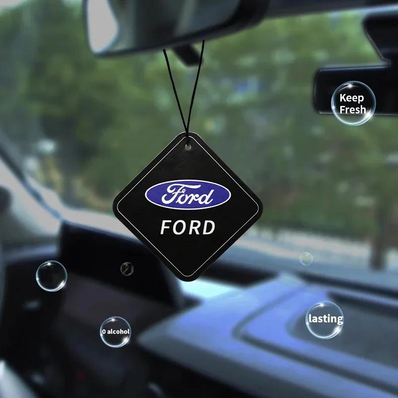 For Ford Focus 2 3 Mondeo Fiesta Ecosport Ranger Kuga Mk3 Car Fragrance Tablets Pendant Car Rearview Mirror Hanging Aromatherapy