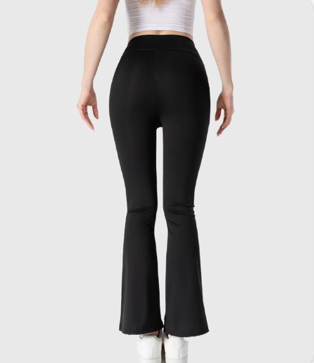 Women's Flared Pants, High Waisted Elastic Casual Pants, Yoga Pants, Women's Pants
