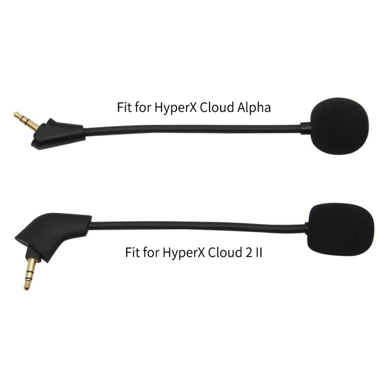 Replacement Game Mic 3.5mm Microphone for Kingston HyperX Cloud Alpha S Cloud9 C9 Edition Gaming Headsets Headphones