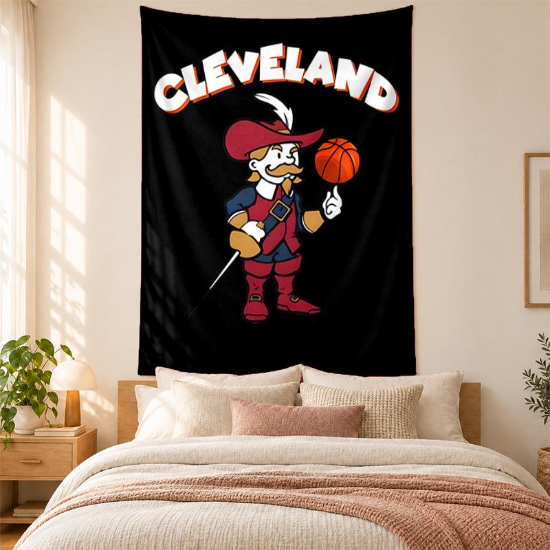 Cleveland Cavaliers Tapestry highquality for decorating living room bedroom dorm walls ideal as bedroom wallart orholiday gift