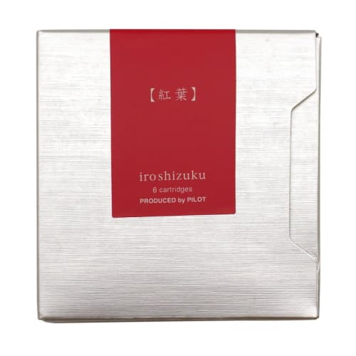 Fountain Pen Cartridge Iroshizuku 6 Pieces [autumn Leaves] IRF-6S-MO
