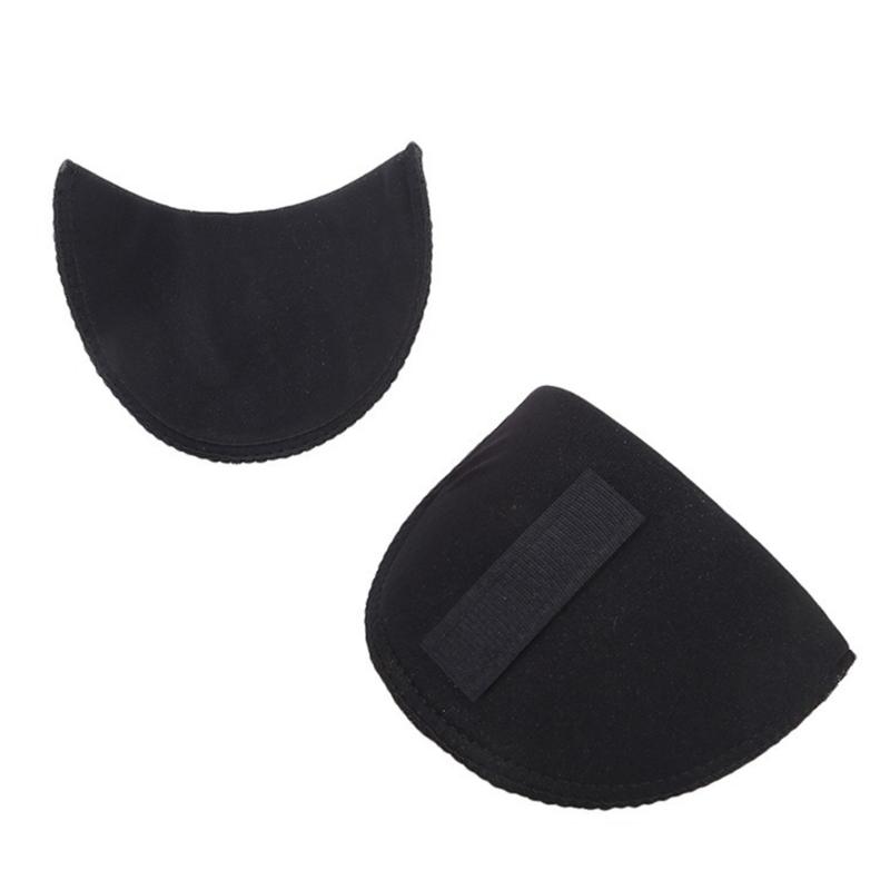 2 Pairs Breathable Shoulder Pads Soft Sponge Shoulder Pads 1cm Thickness Sewing Supplies Set-in Shoulder Pads