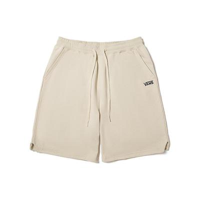 Solid Logo Lace-Up Sports Knit Shorts Men Shorts Oatmeal VN000FR32N1